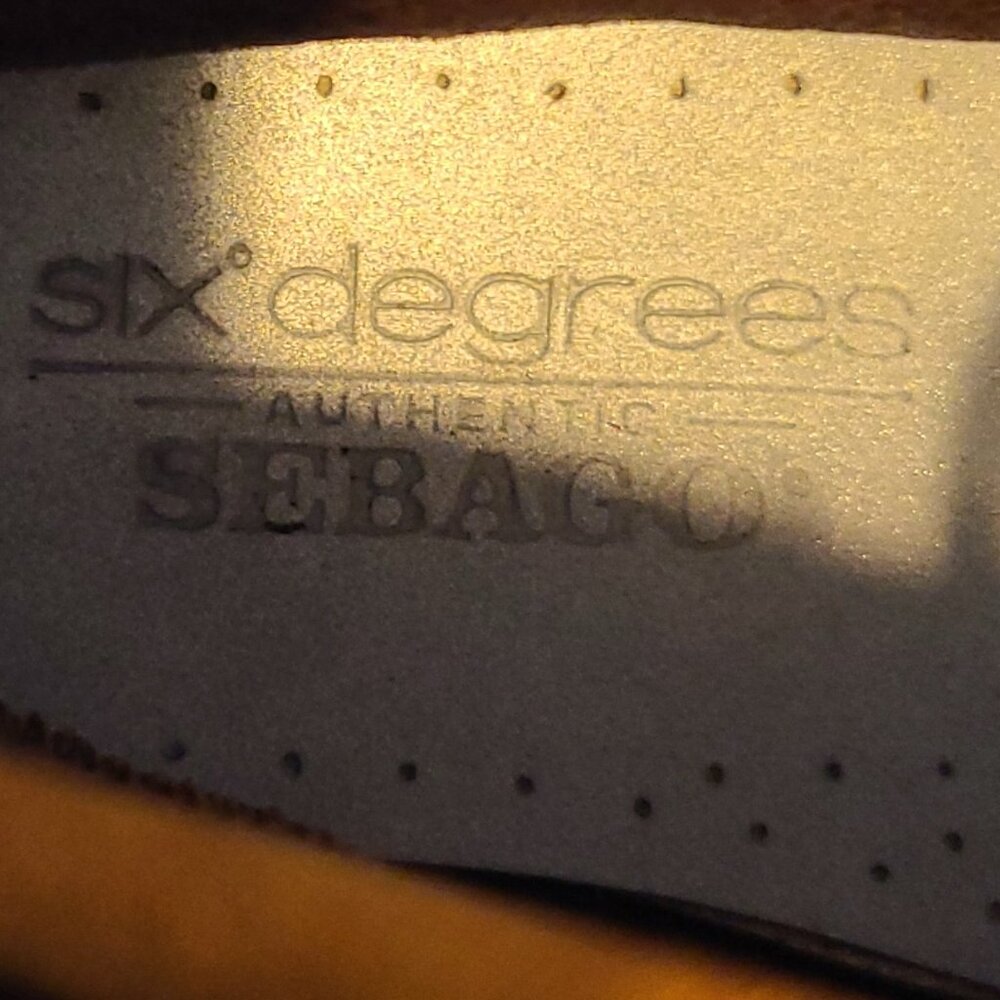 AUTHENTIC SEBAGO SIX DEGREES SUEDE (NUBUCK) CHUNKY ANKLE BOOTS SIZE 7.5 MEDIUM - Picture 5 of 11